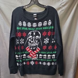 Star Wars Darth Vader Sweater Ugly Christmas  Contest Pullover Size XL Unisex